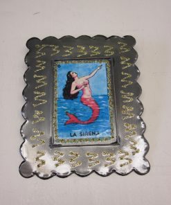 Tin Mermaid Wall Plaque