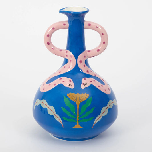 Slither Ceramic Vase Urn 18x27cm