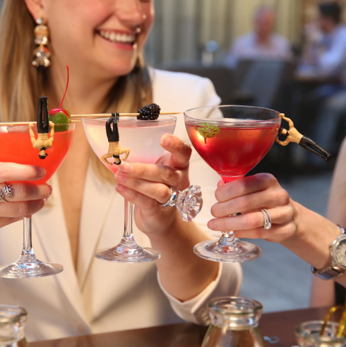 Drinking Buddies "Hunks" Glass ID/Drink Markers