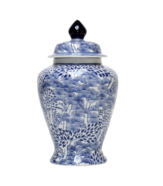 Temple Lotus Large Ceramic Jar