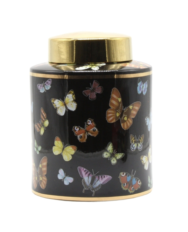 Forni Butterflies Canister - Black
