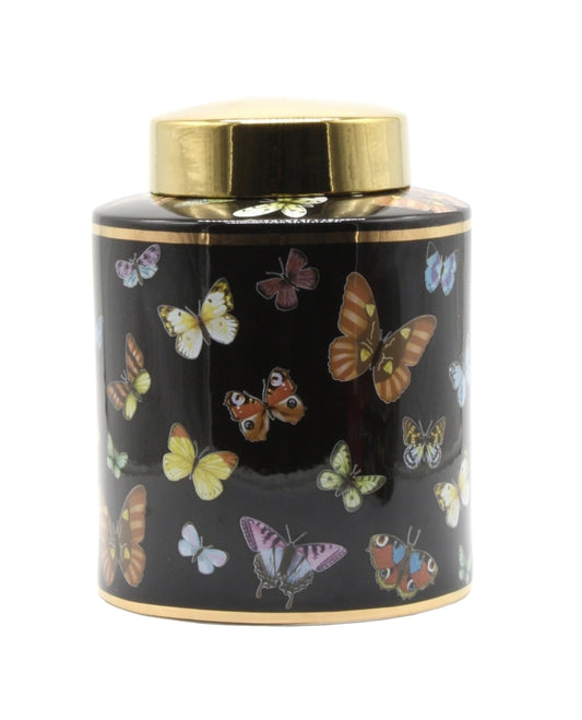 Forni Butterflies Canister - Black