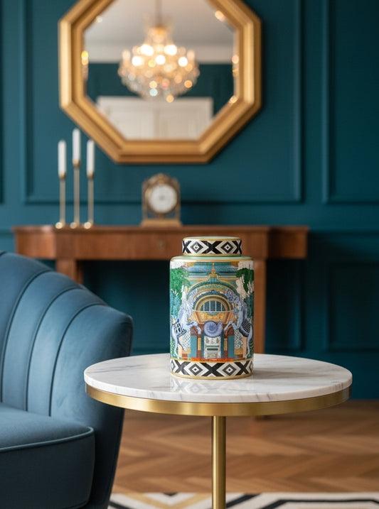 Architectural Jar With Lid - Regular