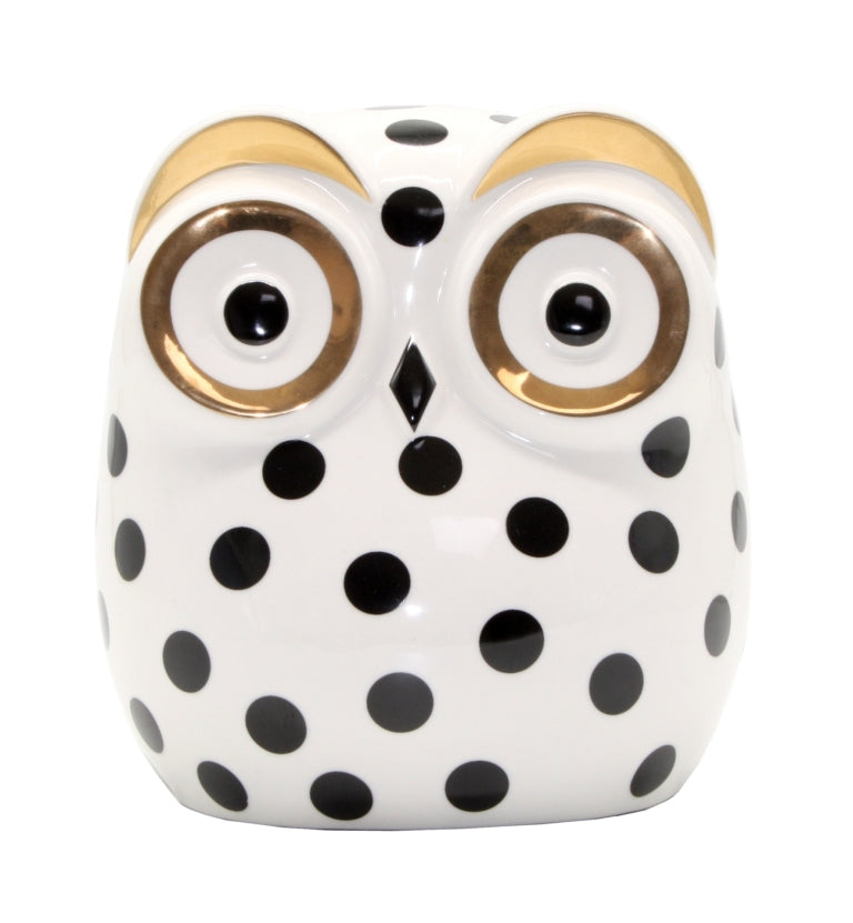 Signorita Ceramic Owl - Polka