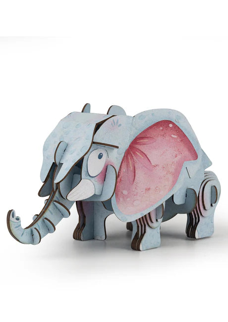 3D Elephant Puzzle with Sound