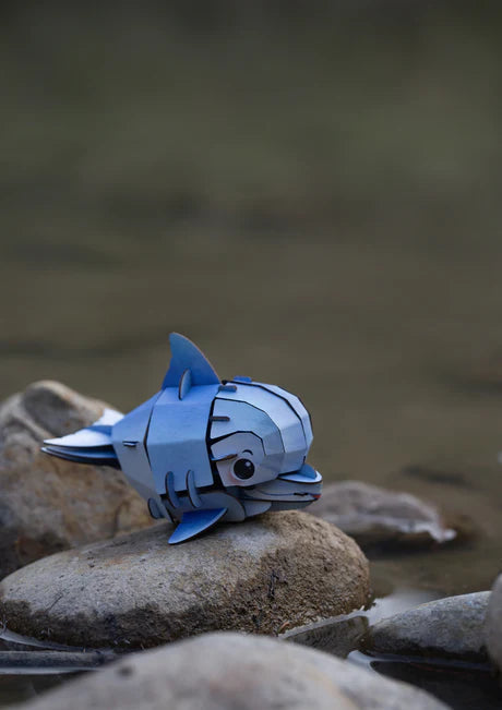 3D Dolphin Puzzle with Sound