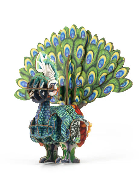 3D Peacock Puzzle with Sound