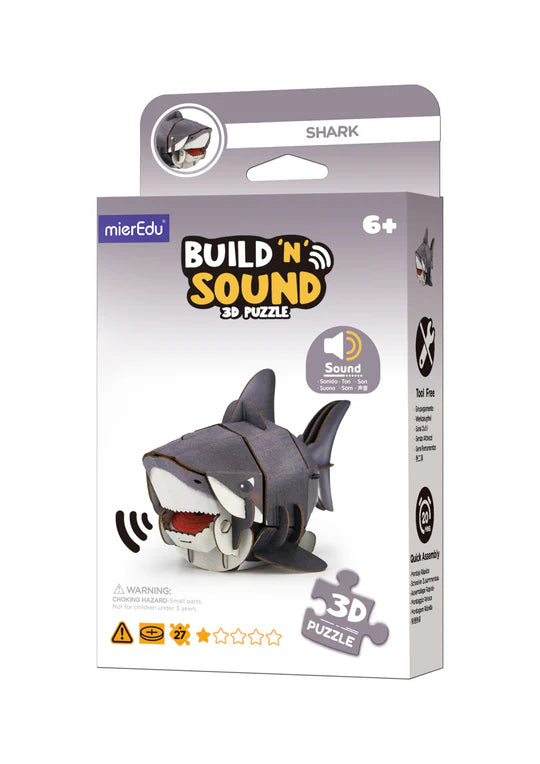 3D Shark Puzzle With Sound