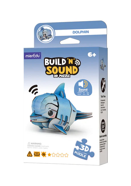 3D Dolphin Puzzle with Sound