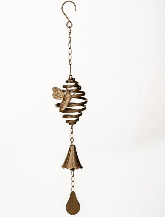 Busy Bee Swirl Wind Chime