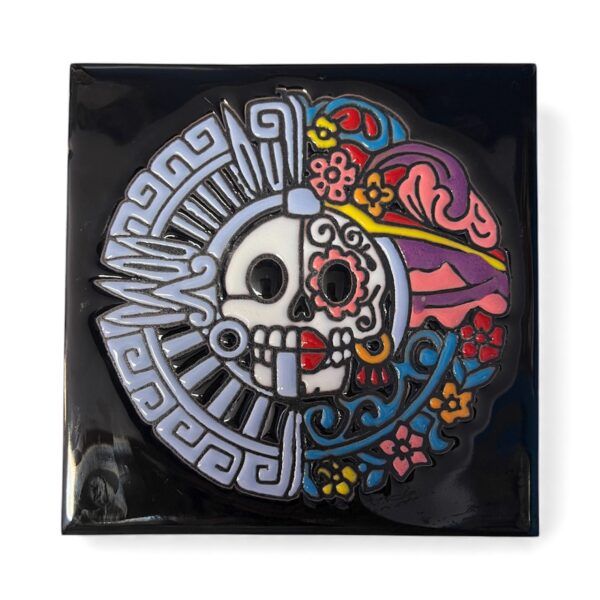 Day Of The Dead Mayan Tile