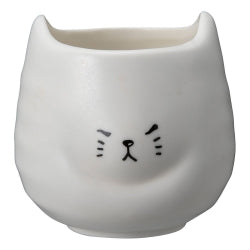 Sun Art Grumpy White Cat Mug