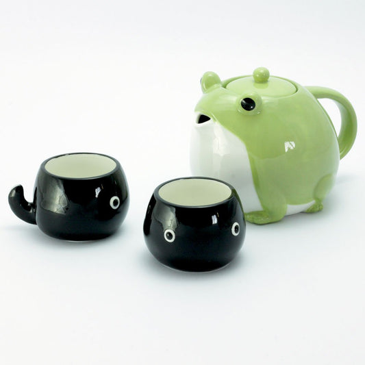 Sun Art Frog & Tadpole Tea Set for Two