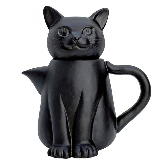 Sun Art Flow Black Cat Tea Pot