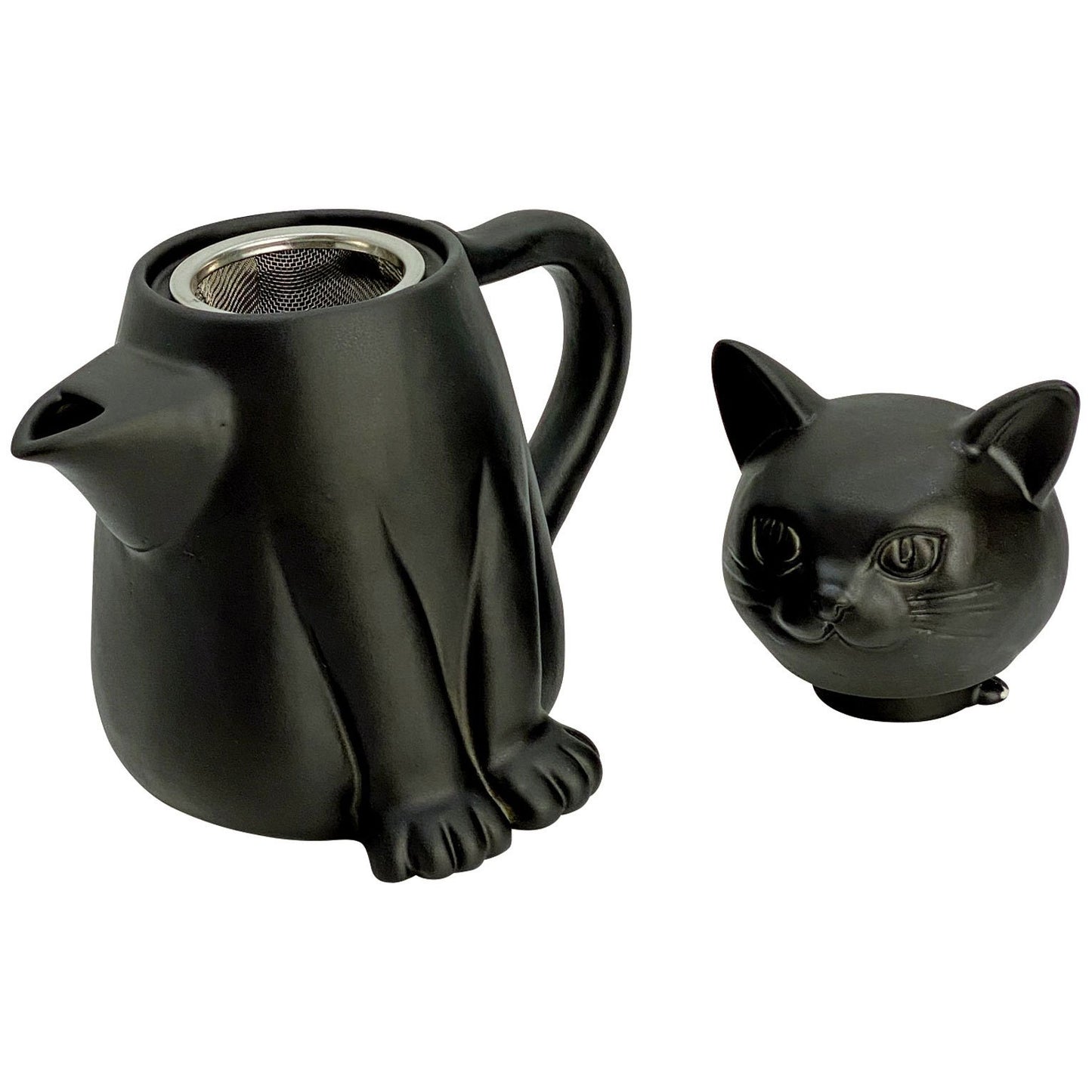 Sun Art Flow Black Cat Tea Pot