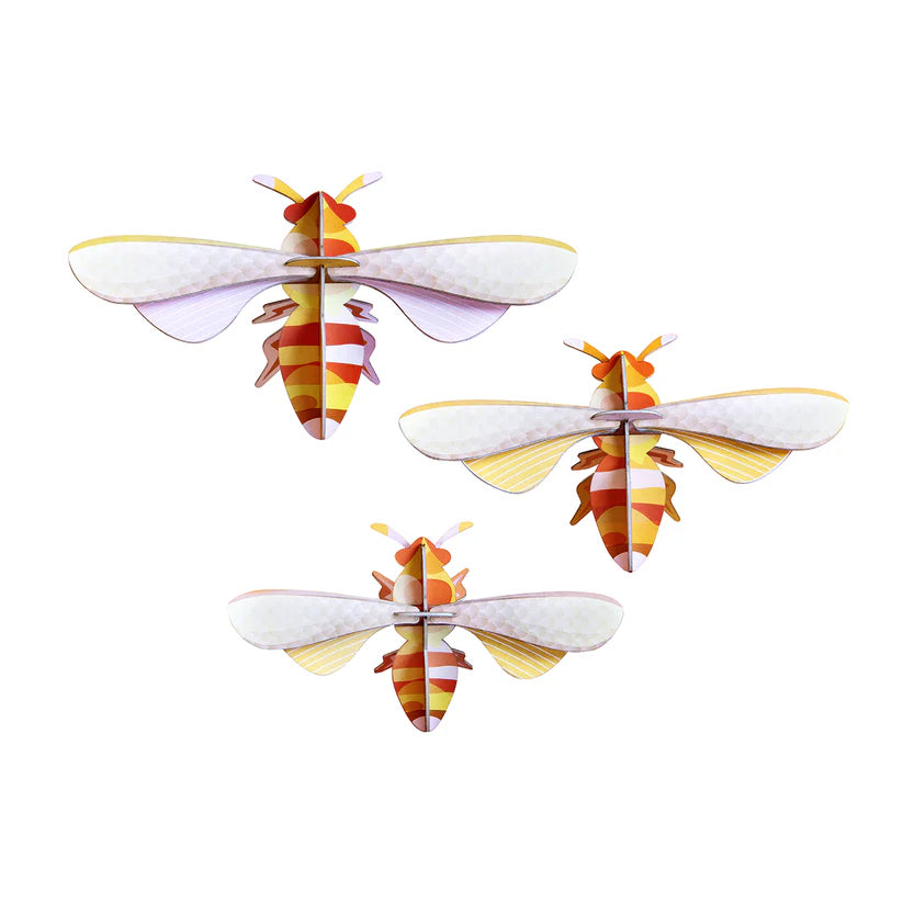 Studio Roof 3D Honey Bees (set of 3)
