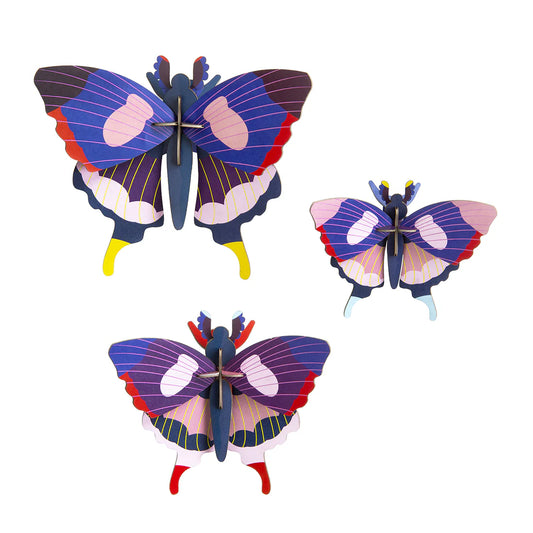 Studio Roof Swallowtail Butterflies (Set of 3)