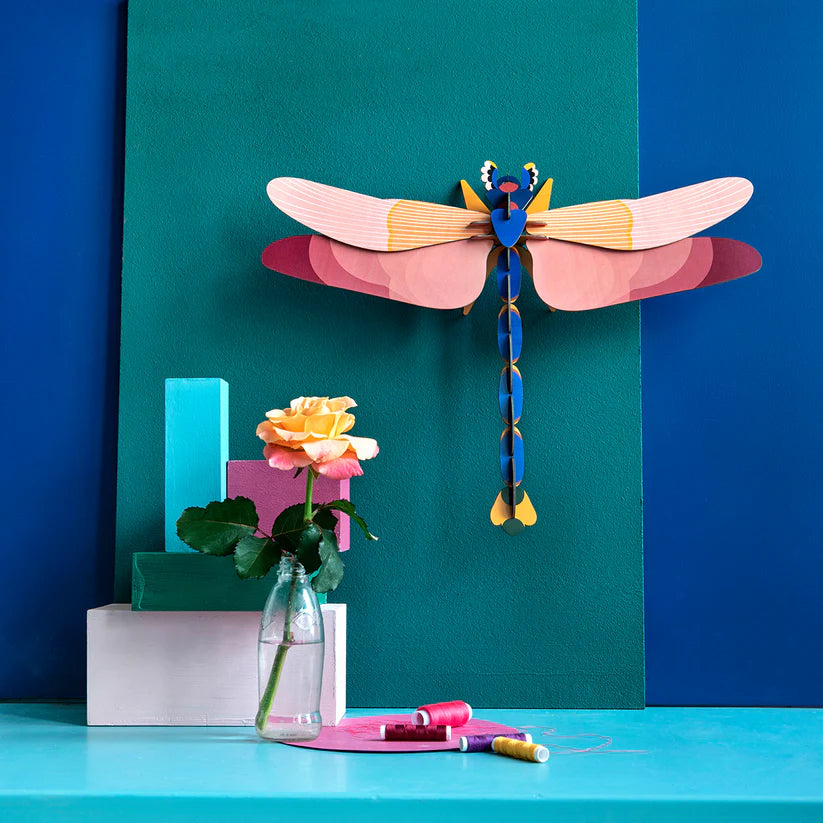 Studio Roof 3D Pink Dragonfly