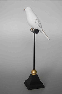 White Bird On Stand