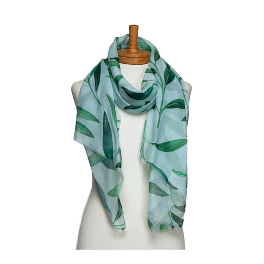 Taylor Hill Scarf - Mint Gum Leaf