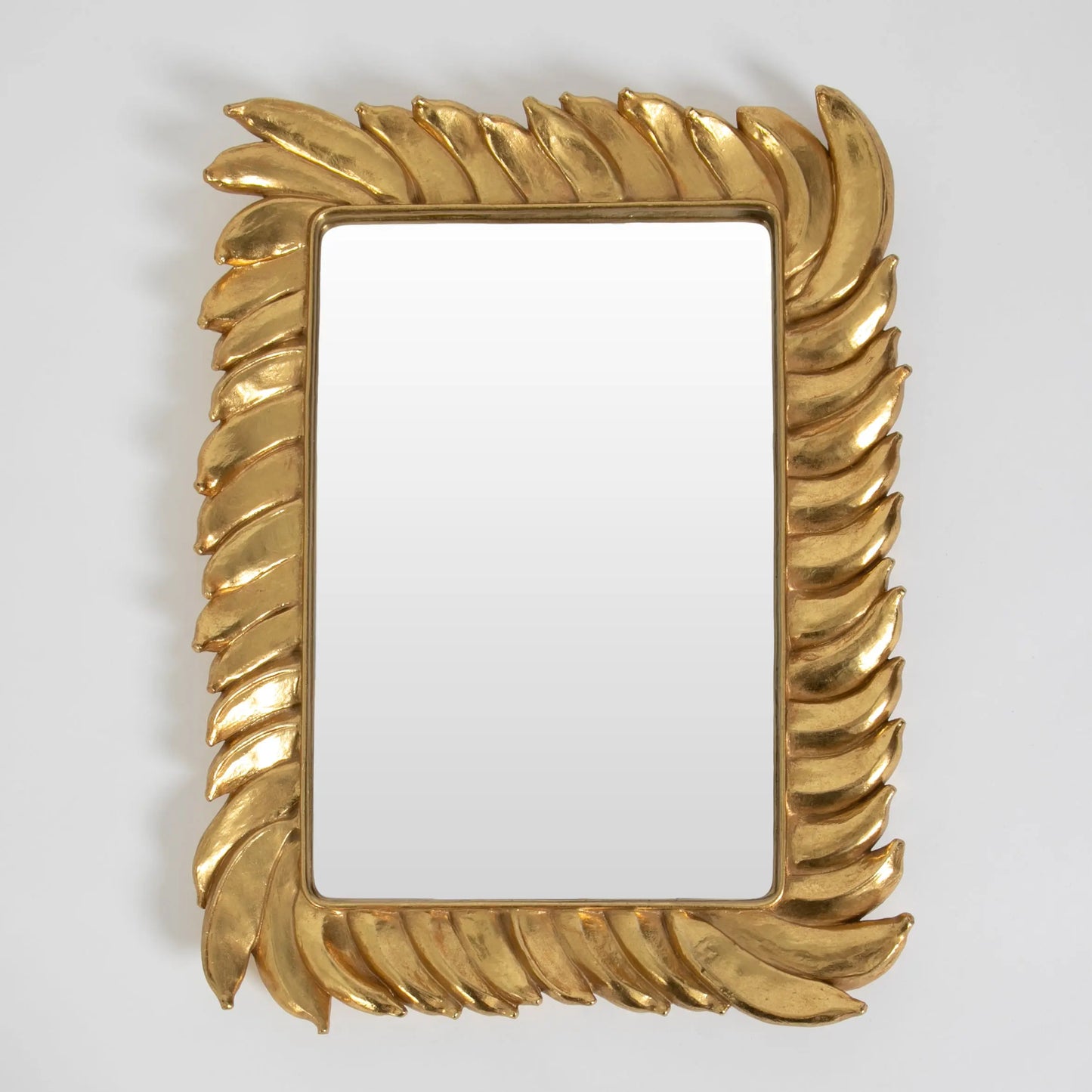 Gone Bananas Gold Resin Mirror