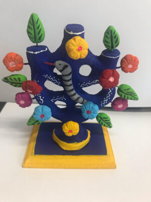 Tree of Life with Snake Clay 12x10cm