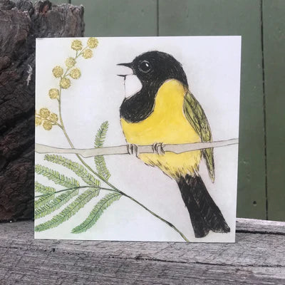 Golden Whistler Card - Artist Collection