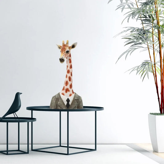 Extra Long Extravert Giraffe Statue