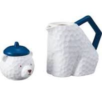 Sun Art Beret Bear Tea for One Set