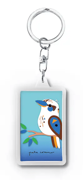 3D Kinetic Key Ring - Kookaburra
