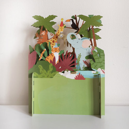3D Pop Up Paper Theatre Zoo