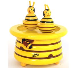 Buzzy Bees Wooden Music Box