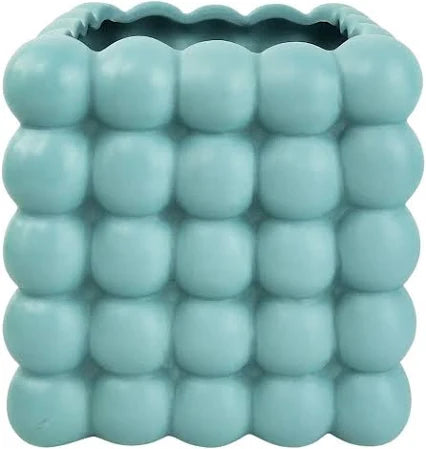 Bubbly Ceramic Planter - Ocean