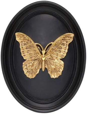Sculpted Wall Art - Onyx Butterfly
