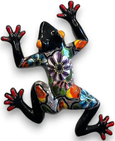 Ariba Froggy Talavera Frog Wall Mtd 28x30cm