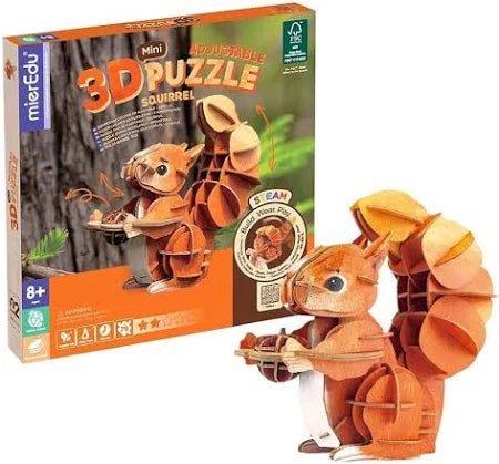 3D Squirrel Puzzle Mini
