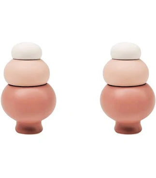 Zenia Nesting Pebble Vases - Earthen Pinks