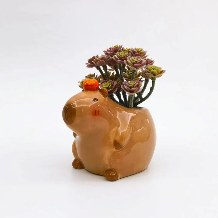 Happy Capy Capybara Planter